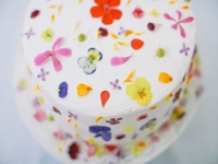 DESIGNLOVEFEST Cake with Edible Flowers